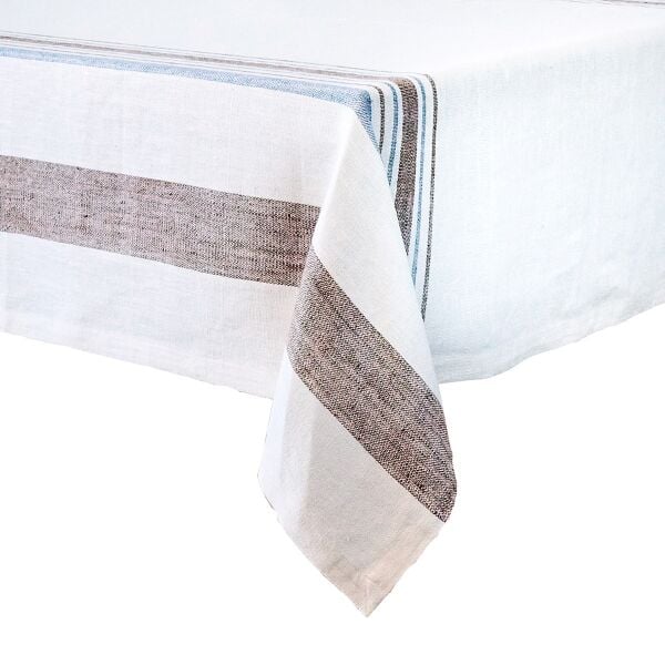 Danish Stripe Masa Örtüsü Vizon