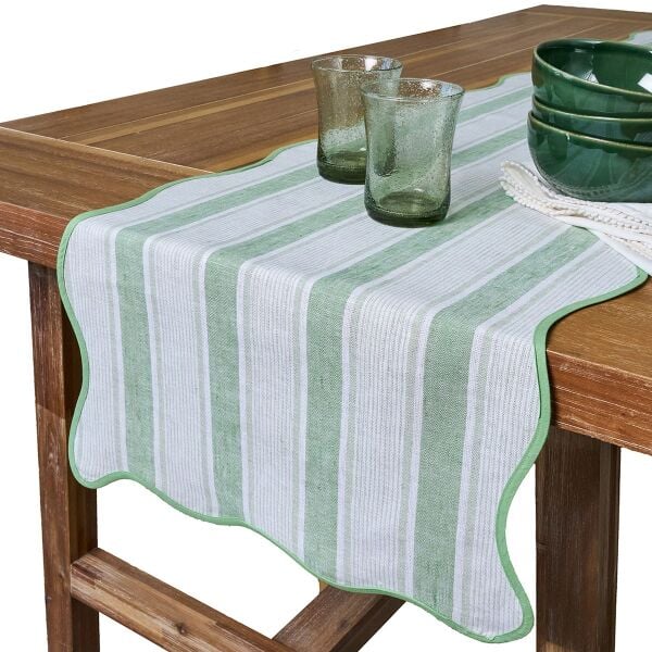 Cabana Stripe Runner Yosun Yeşili