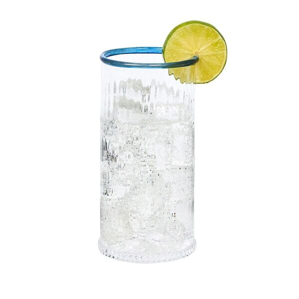 Nell Highball Bardak Şambre Mavi
