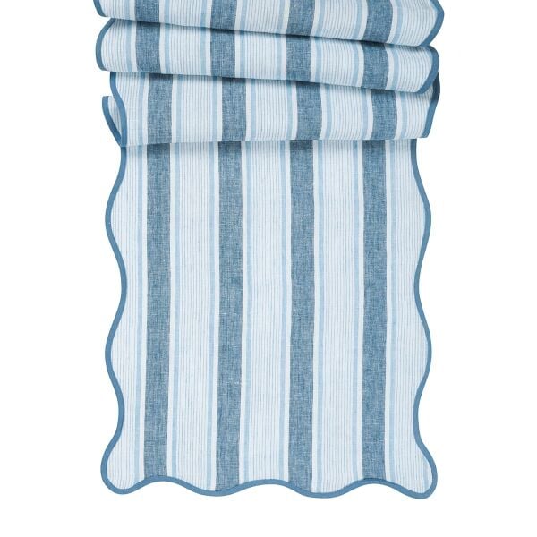 Cabana Stripe Runner Okyanus Mavisi