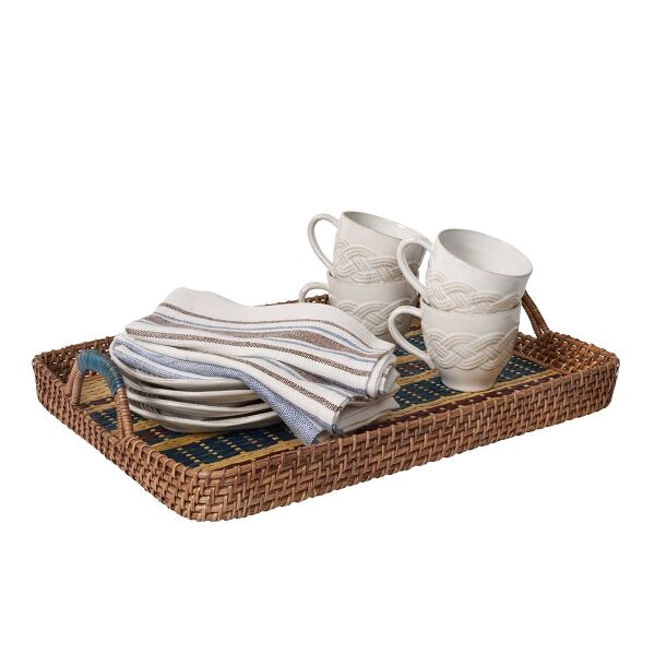 Danish Stripe Tepsi Lacivert
