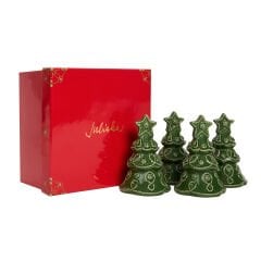 Berry & Thread Tree Place Card Holder Set/4 - Basil