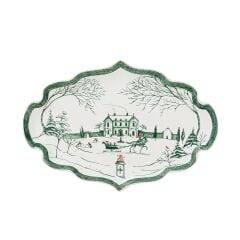 Country Estate Winter Frolic 7'' Tray- Evergreen