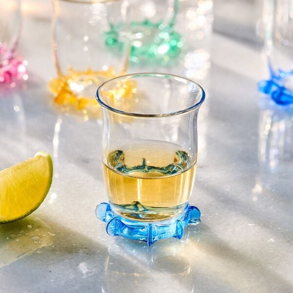 Harriet Shot Bardağı Şambre Mavi
