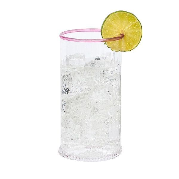 Nell Highball Bardak Pudra Pembe