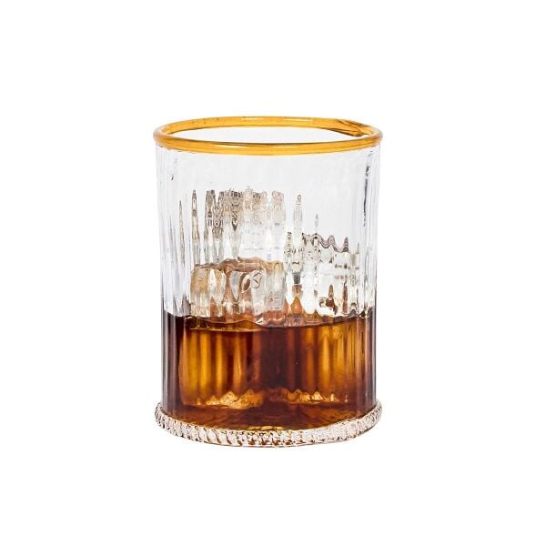 Nell İkili Old Fashioned Bardak Nergis Sarısı