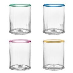 Nell Double Old Fashioned Assorted Set/4 - Multi
