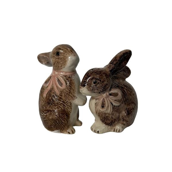 Clever Creatures Bunny Tuzluk ve Karabiberlik 2 Parça Set Napoleon & Josephine Çok Renkli