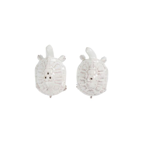 Clever Creatures Turtle Salt and Pepper Set/2pc - Leonardo & Donatello