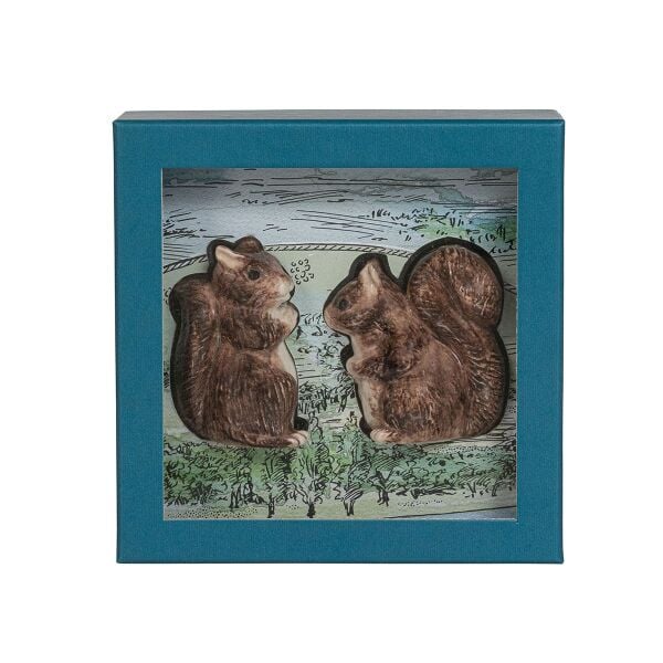 Clever Creatures Squirrel Salt and Pepper Set/2pc - Zelda & Scott