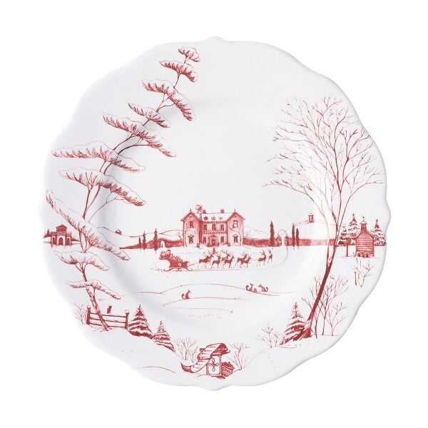 Country Estate Winter Frolic Yemek Tabağı
