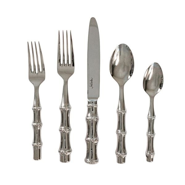 Bamboo 5 Parça Yemek Takımı Parlak