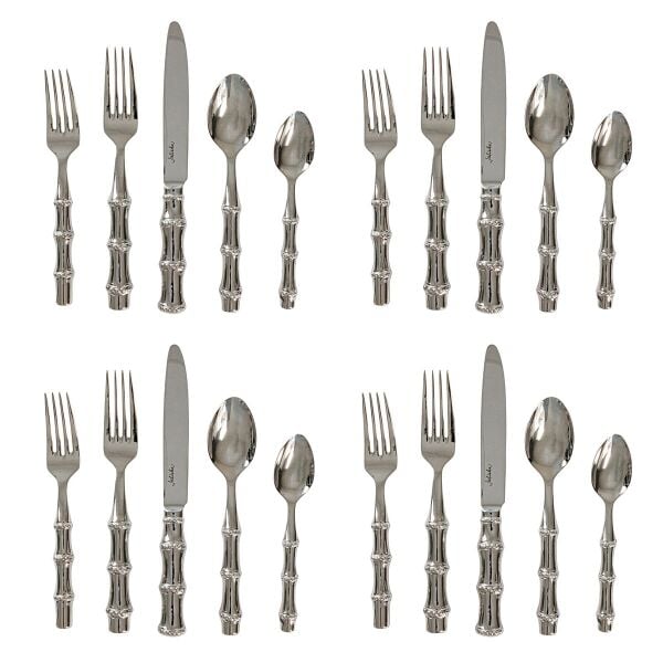 Bamboo 20 Parça Yemek Takımı Parlak