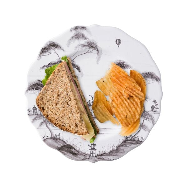 Country Estate Tatlı ve Salata Tabağı Taş Grisi