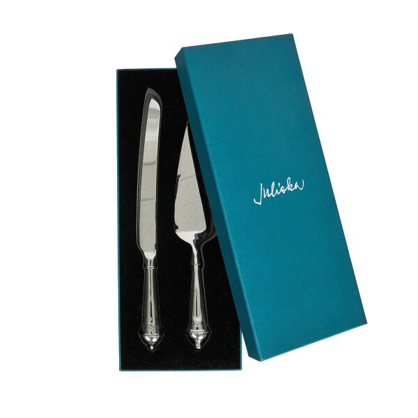 Berry & Thread Pasta Bıçağı ve Servis Spatulası 2 Parça Set Parlak