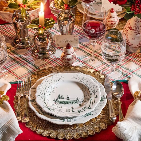 Country Estate Winter Frolic 16pc Place Setting - Evergreen (CE01/29, CE02/29, CE07/29, CE06/29)