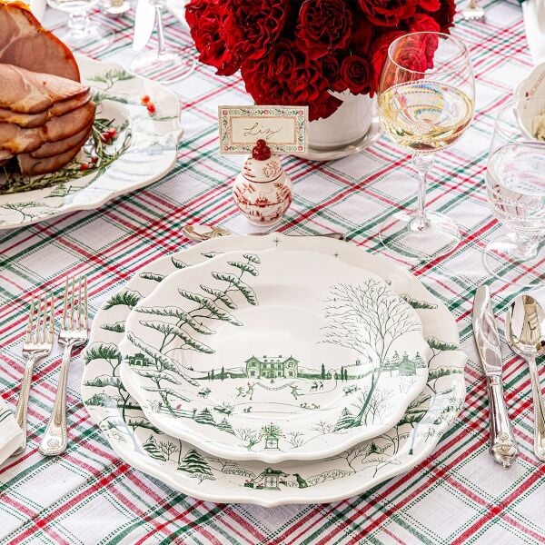 Country Estate Winter Frolic 16pc Place Setting - Evergreen (CE01/29, CE02/29, CE07/29, CE06/29)