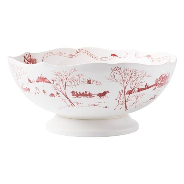Country Estate Winter Frolic 33 Cm Centerpiece Bowl