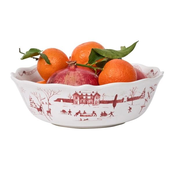 Country Estate Winter Frolic Servis Kasesi Yakut Kırmızısı