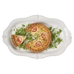 Berry & Thread 20'' Platter - Whitewash