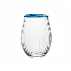 Nell Stemless Wine Glass - Chambray