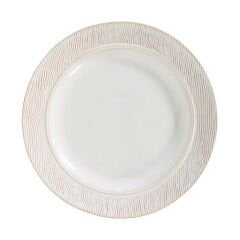 Blenheim Oak Dinner Plate - Whitewash