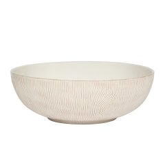 Blenheim Oak 12'' Serving Bowl - Whitewash