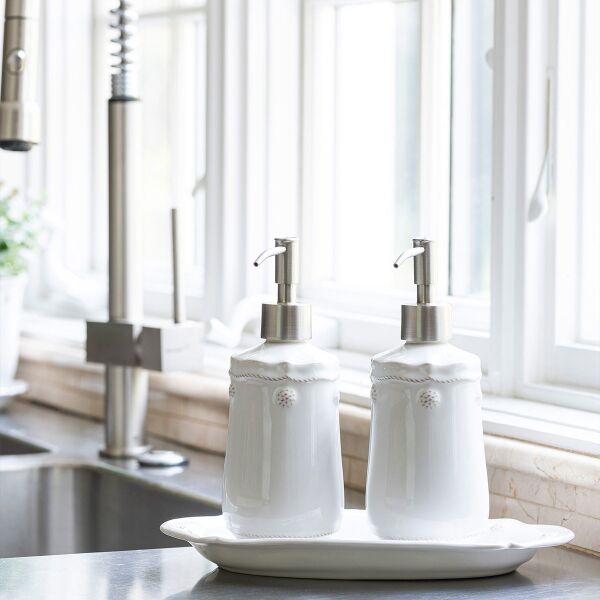 Berry & Thread Kitchen Set/3pc - Whitewash (2pcs JAV04/W, JAV03/W)