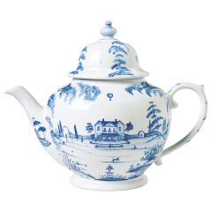 Country Estate Teapot - Delft Blue