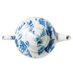 Country Estate Teapot - Delft Blue