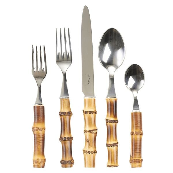 Bamboo 20 Parça Yemek Takımı Doğal
