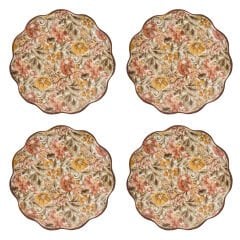 Willa Cocktail Plate Set/4 - Amber