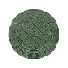 Jardins Du Monde Dessert/Salad Plate Assorted Set/4 - Basil