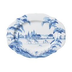 Country Estate 15'' Platter - Delft Blue