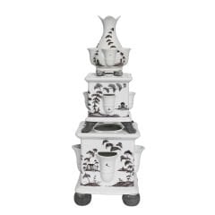 Country Estate Tulipiere Tower Set/3pc - Flint Grey