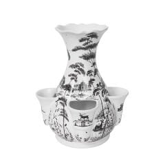 Country Estate 11.5'' Tulipiere Vase- Flint Grey