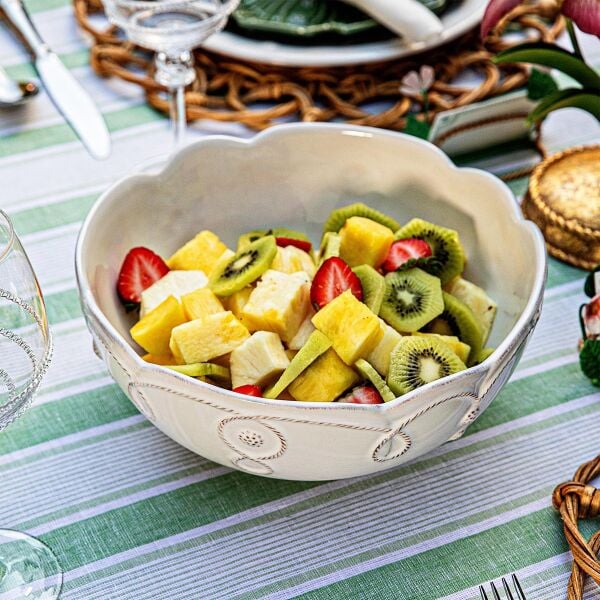 Jardins Du Monde Servis Kasesi Beyaz Eskitme