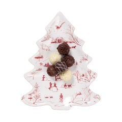 Country Estate Winter Frolic 10'' Tree Tray