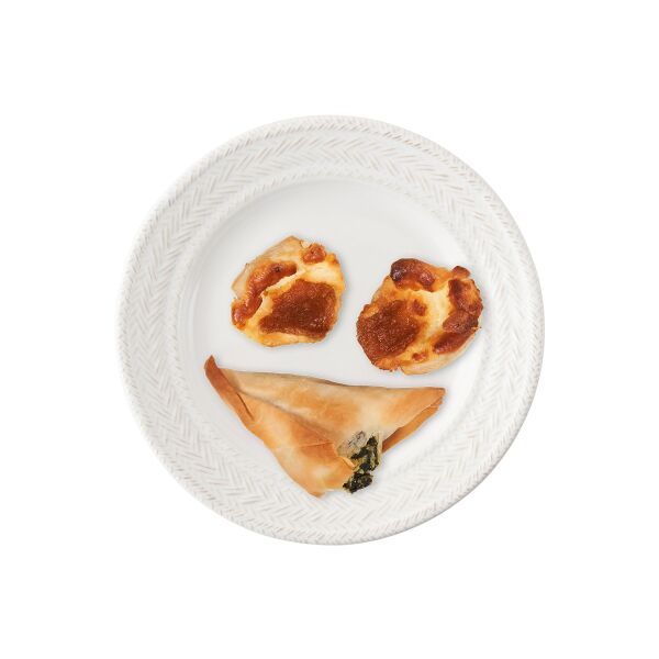 Le Panier Side/Cocktail Plate - Whitewash