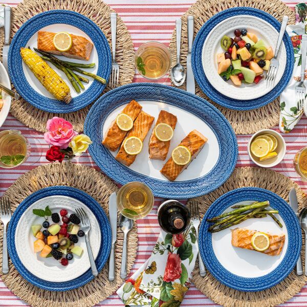 Le Panier 16 Parça Yemek Takımı Delft Mavisi