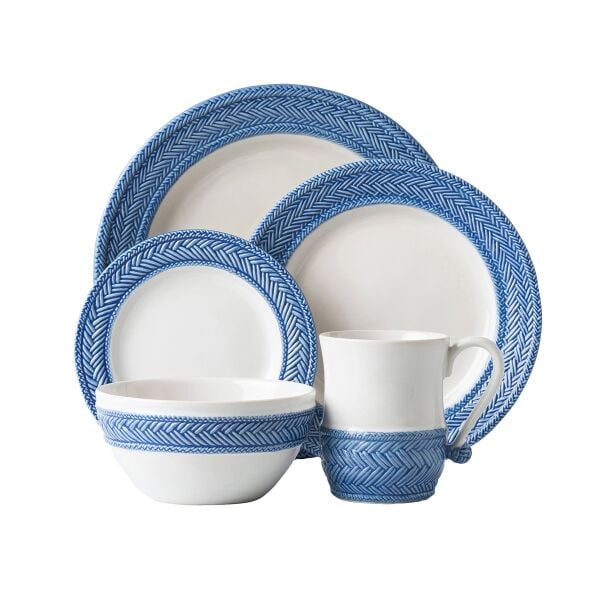 Le Panier 5pc Place Setting - Delft Blue (KH01/44, KH02/44, KH03/44, KH06/44, KH07/44)