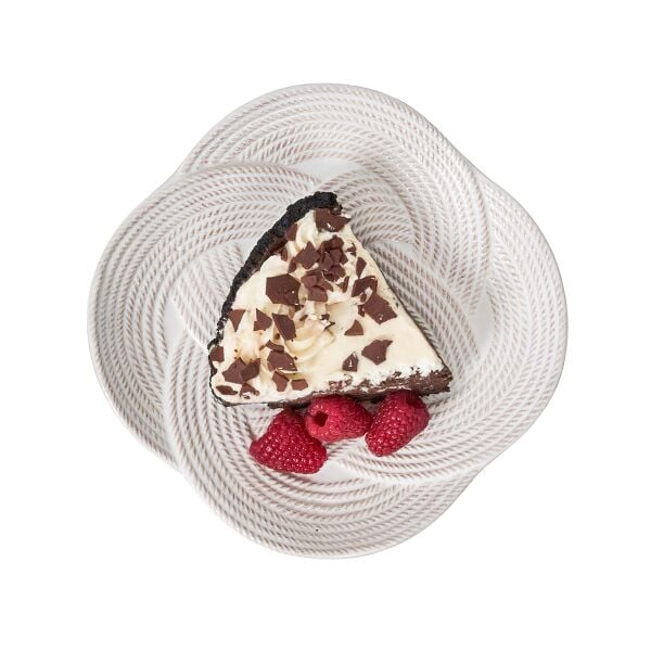Le Panier Mystic Knot Tatlı ve Salata Tabağı Beyaz Eskitme