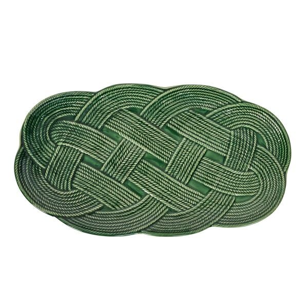 Le Panier Mystic Knot Sunum Tepsisi Fesleğen Yeşili