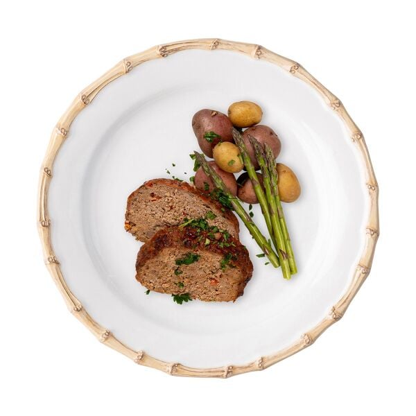 Bamboo Yemek Tabağı Doğal