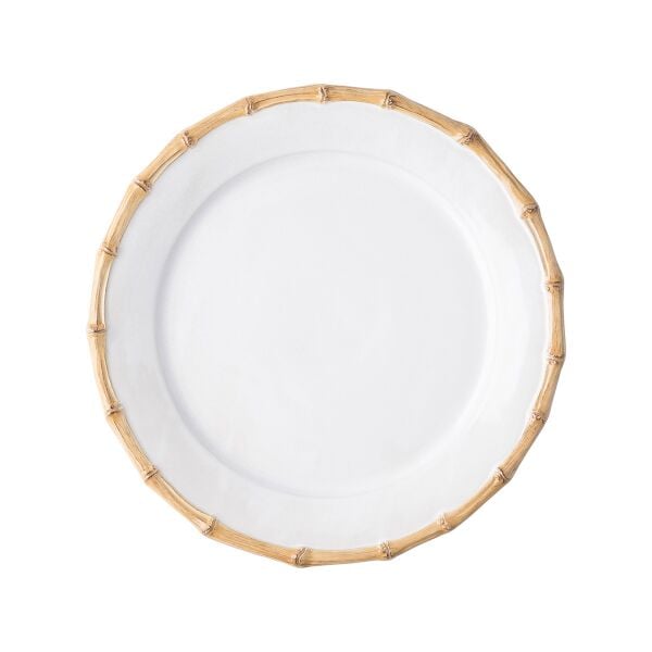 Bamboo Tatlı ve Salata Tabağı Doğal
