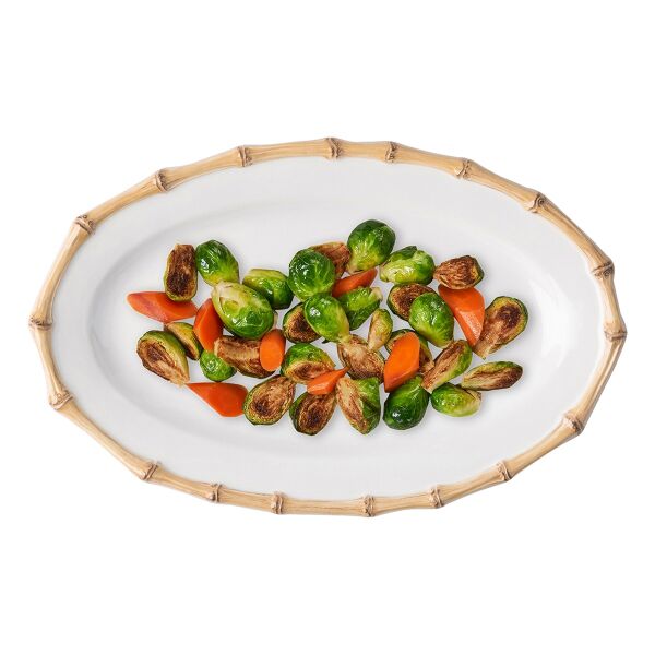 Bamboo Servis Tabağı Doğal