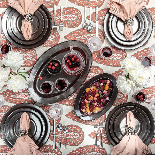 Pewter Stoneware 5pc Place Setting (KP01/91, KP02X/91, KP03/91, KP07/91, KP06X/91)