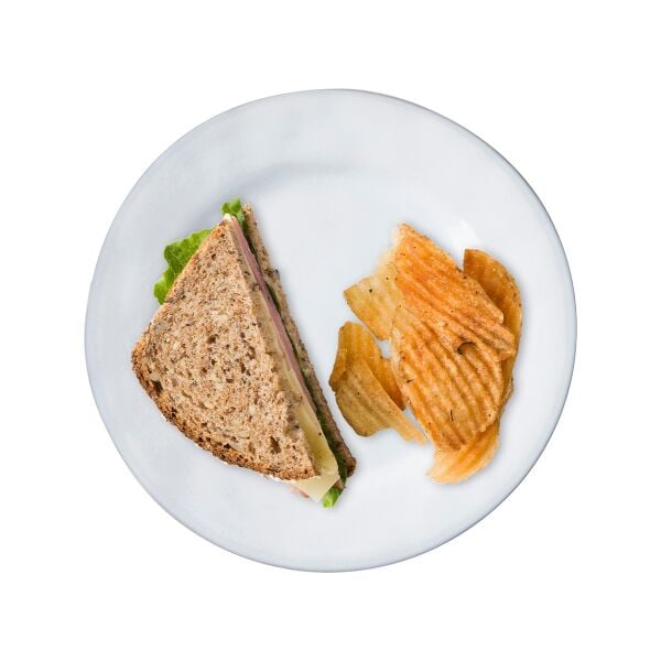 Quotidien Tatlı ve Salata Tabağı Beyaz Trüf