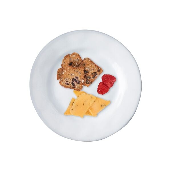 Quotidien Side/Cocktail Plate - White Truffle