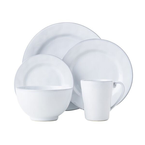 Quotidien 5pc Place Setting - White Truffle (KQ01/17, KQ02/17, KQ03/17, KQ06/17, KQ07/17)